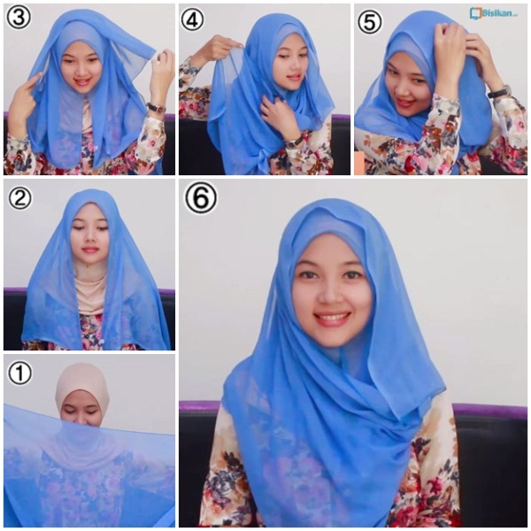 Cara memakai hijab paris